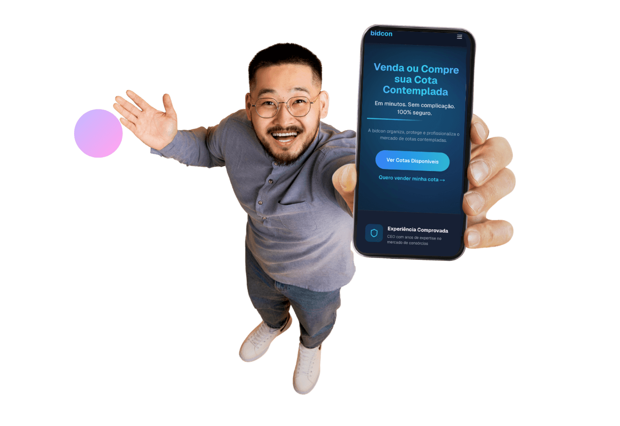 Venda ou Compre sua Cota Contemplada com bidcon